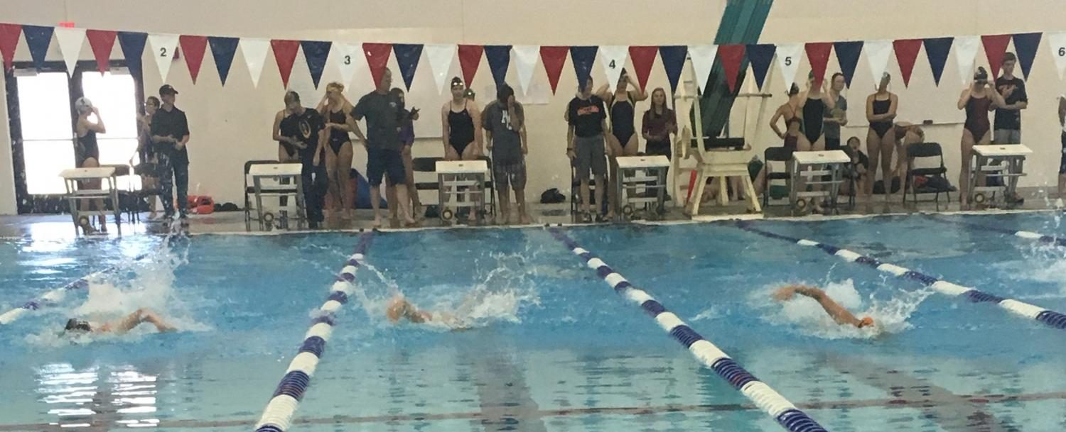 Simmers compete at the annual Gene Dozah Invitational on Sept. 9 at the Powell Aquatic Center. 