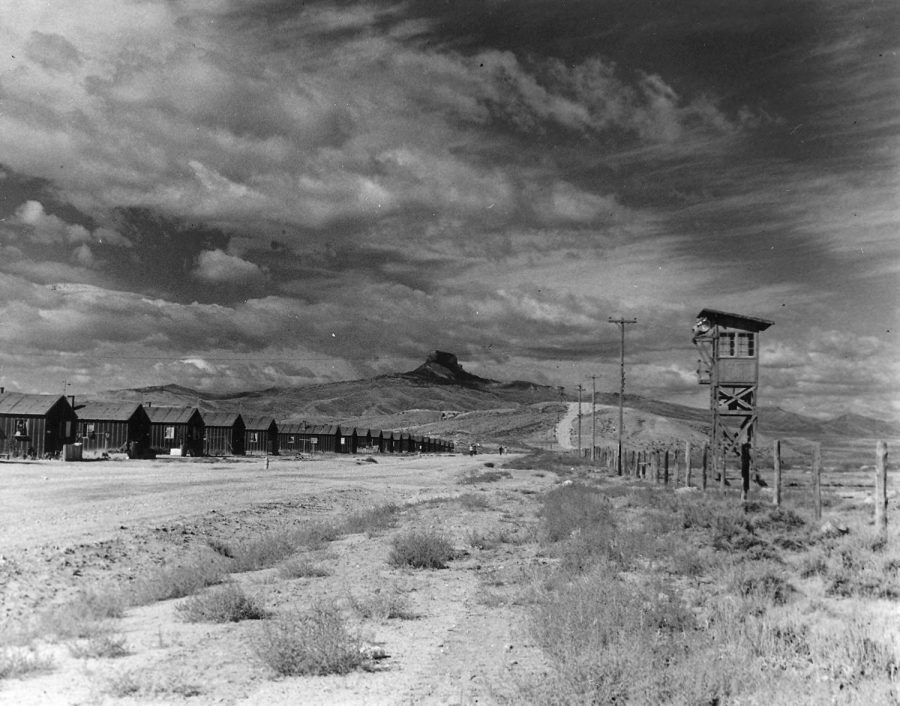 Thousands of Japanese-Americans were interned at the Heart Mountain Camp during World War II.
