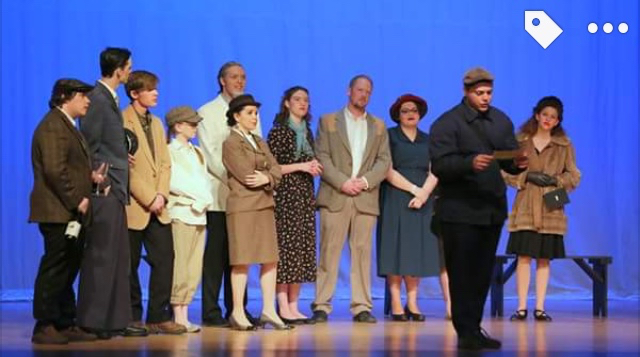 The cast of Its a Wonderful Life entertained over 1,100 people in December.