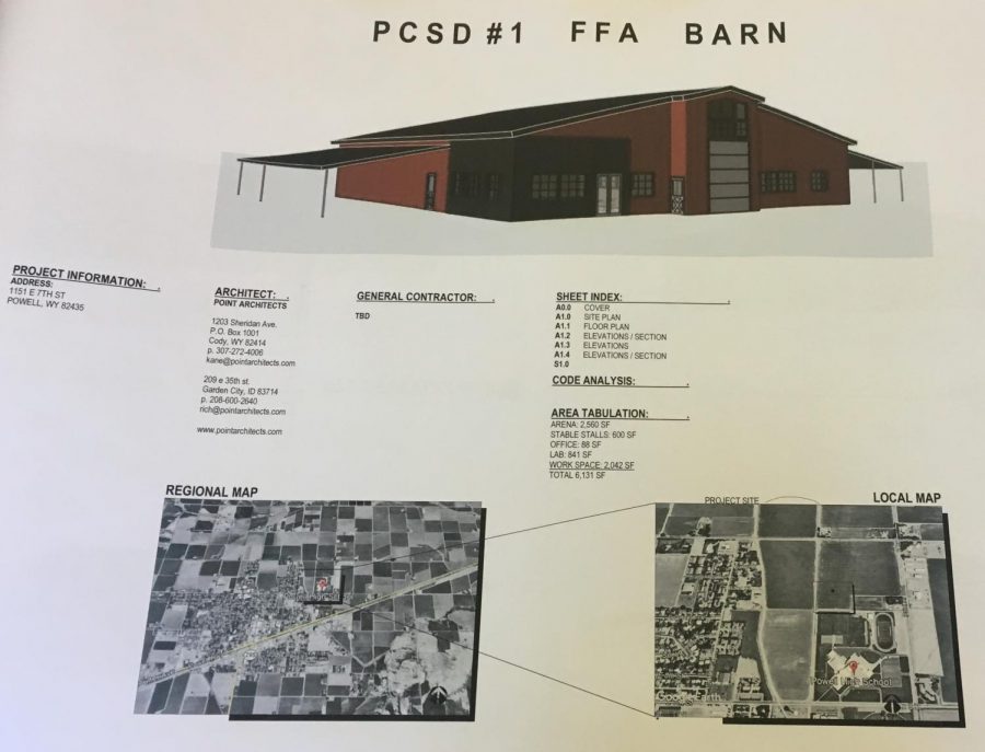 Preliminary plans depict the layout and design of the proposed ag barn.