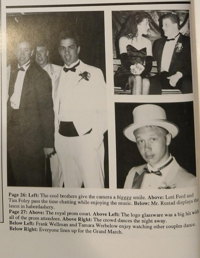 Picture montage from the Powell 1989 yearbook.