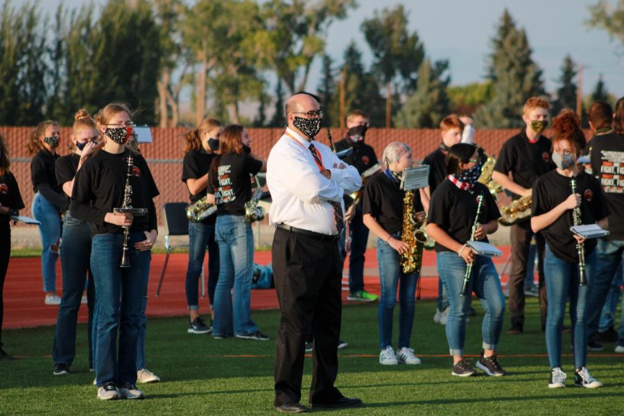 All extracurricular activities as well as in-school activities have required the participants to wear masks.