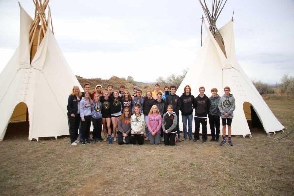 Although fourteen runners competed at the state competition, numerous members of the Cross Country team showed up to support their fellow teammates in Ethete WY this past Saturday. 