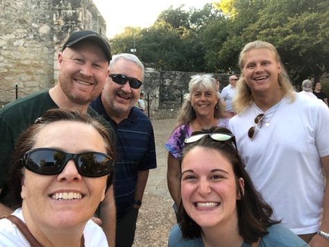 PHS math and science teachers stop and a historical site during their trip to San Antonio, Texas.