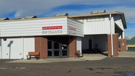 Heart Mountain Hall, the Park County Fairgrounds building that provides space for standardized testing every year for Powell High School. 
