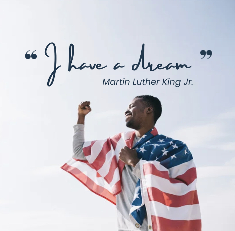 The famous quote, “I have a dream” was delivered by MLK on Aug. 28, 1963 during the march on Washington. 
