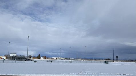 The PHS track and field is where the indoor track team  goes to practice. Although during this time of year it is often covered in a thick layer of snow.