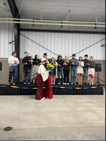 Lilly Morrison was presented with the Chapter Sweetheart award at the 2022 Works Auction. 
