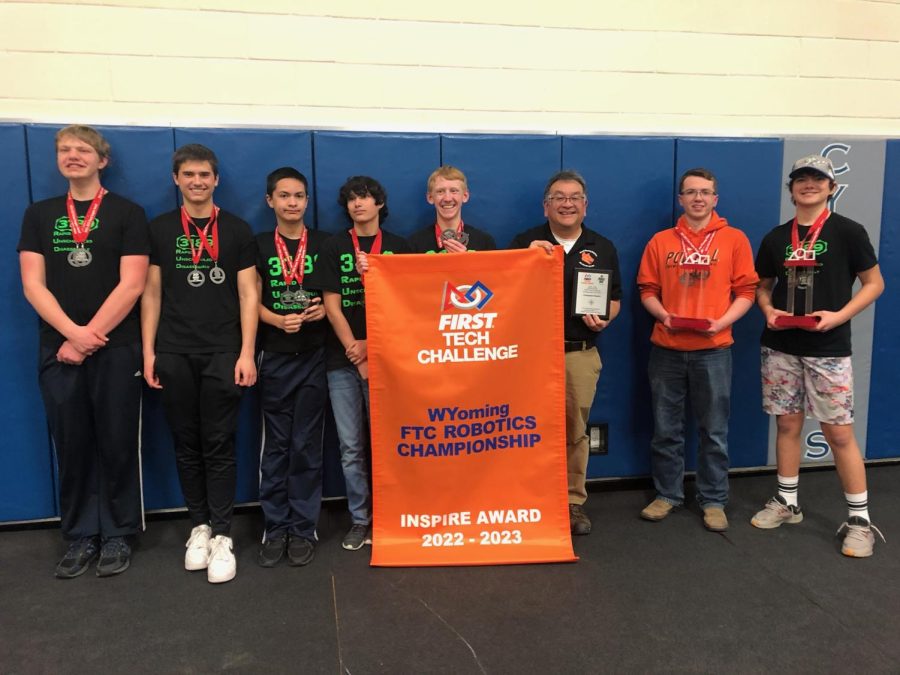 The team 3189 (RUD) will be advancing to the Worlds competition in Austin, TX after winning the Wyoming State tournament.