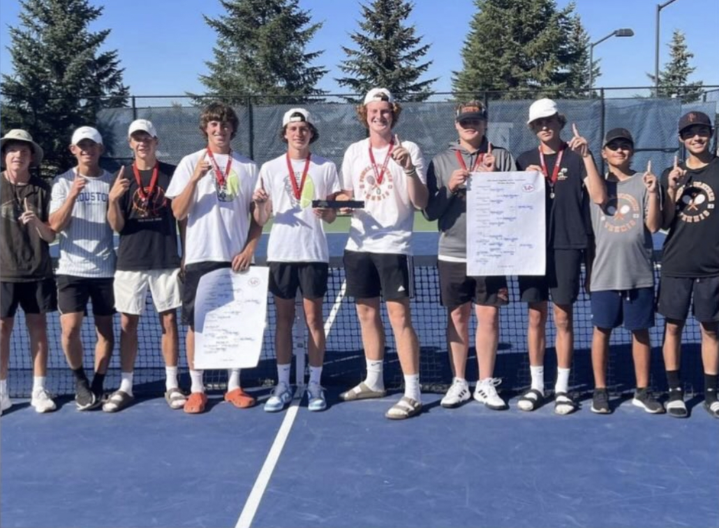 Taking 1st at conference, the PHS Boys Tennis team went into state feeling confident with their standings. 