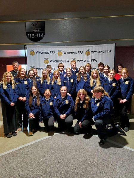 Powell-Shoshone FFA members gather at the Wyoming FFA Fall leadership conference to gain leadership and connections.