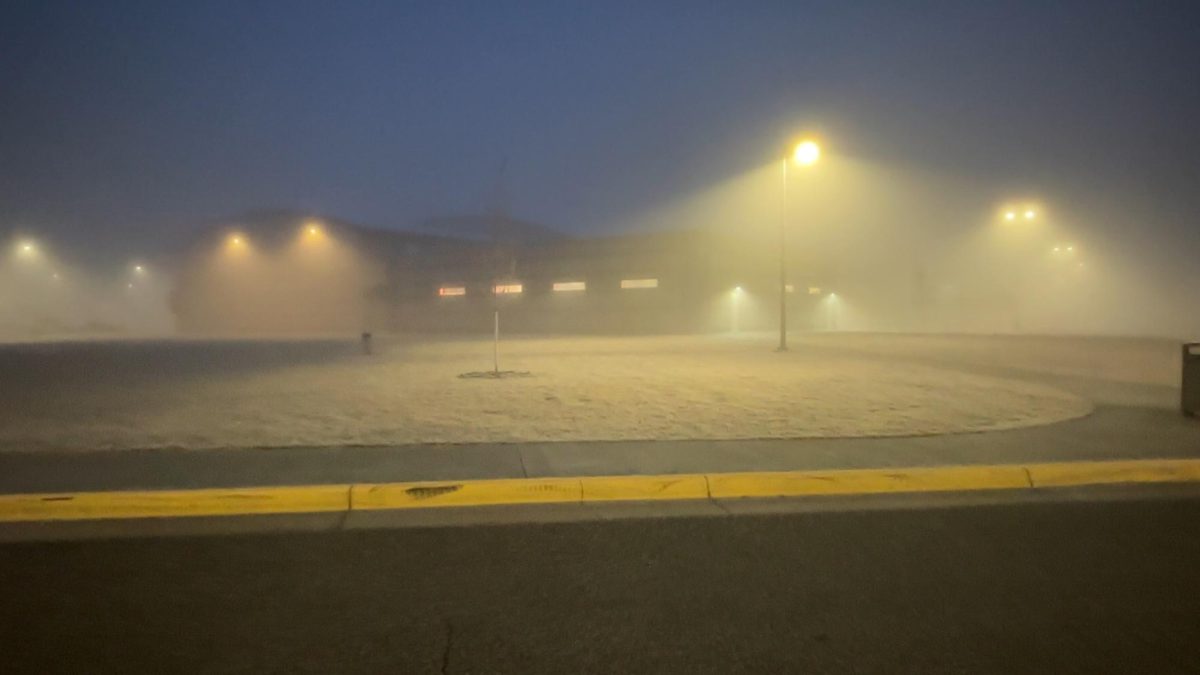 With a recent influx in rain, dropped percentages in snow have occurred, and a weird fog took over the town of Powell for two days.