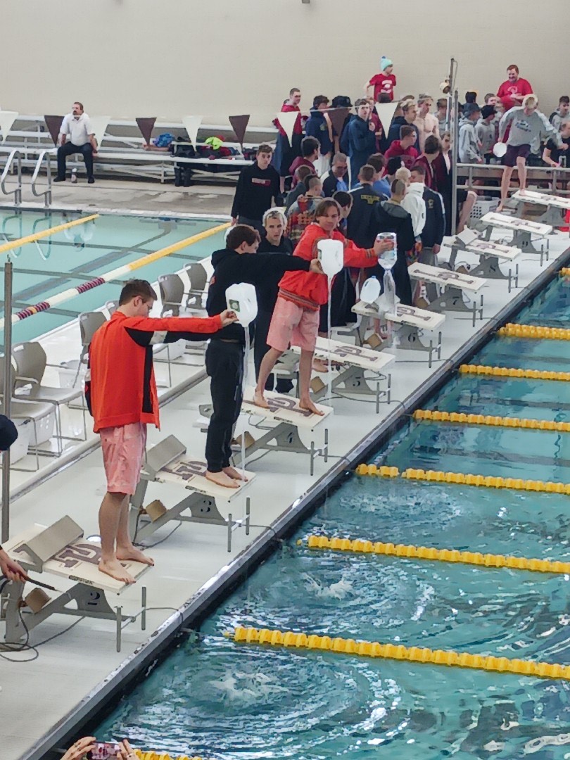 The Powell High School team swims and dives into success.