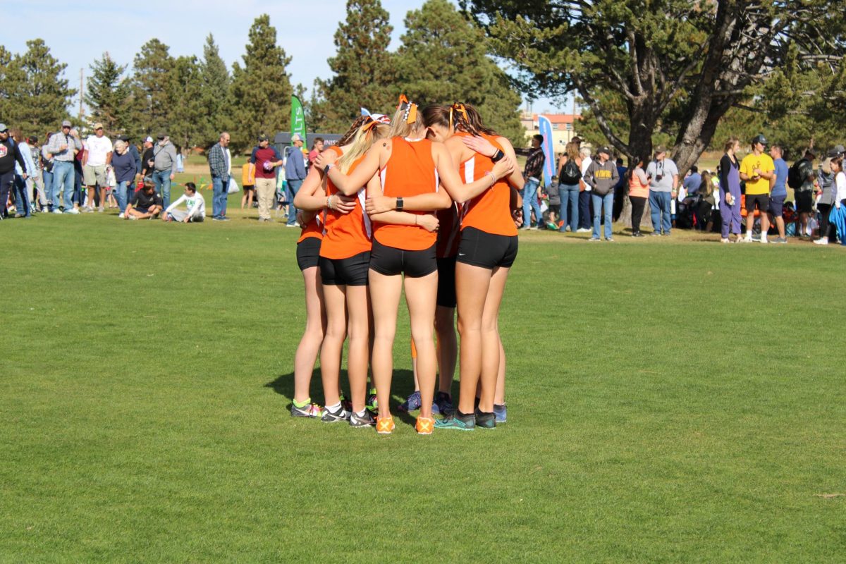 The Cross-Country team made it a ritual to say a team prayer before each race.