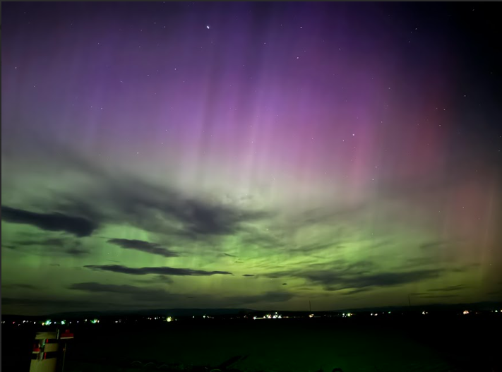 The northern lights made an appearance on May 10 and 11.