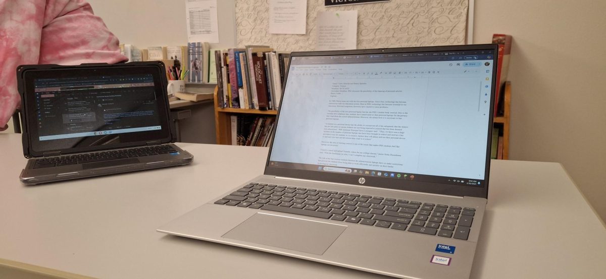 Having turned to personal devices to circumvent administrative restrictions, PHS students may be facing a laptop ban.