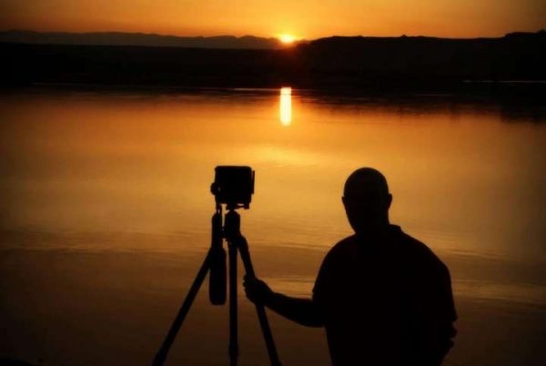 One of Greg Wise's multiple photos of nature, and in this case, him and the sky.