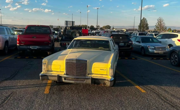 This is just one of the many Panthers who cannot park in the student parking lot.