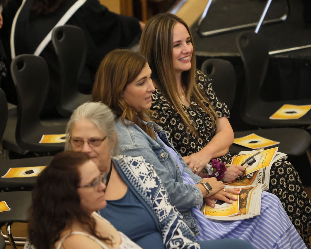 PHS Teachers Mrs. Lenita Moore, Mrs. Tammy Schiermeister, Mrs. JoEllen Varian, Mrs. Amy celebrate the success of their students at graduation.