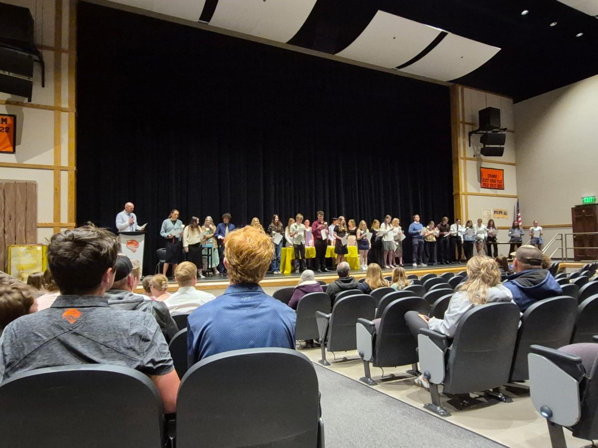 Twenty-four new members were inducted into the society at the ceremony.