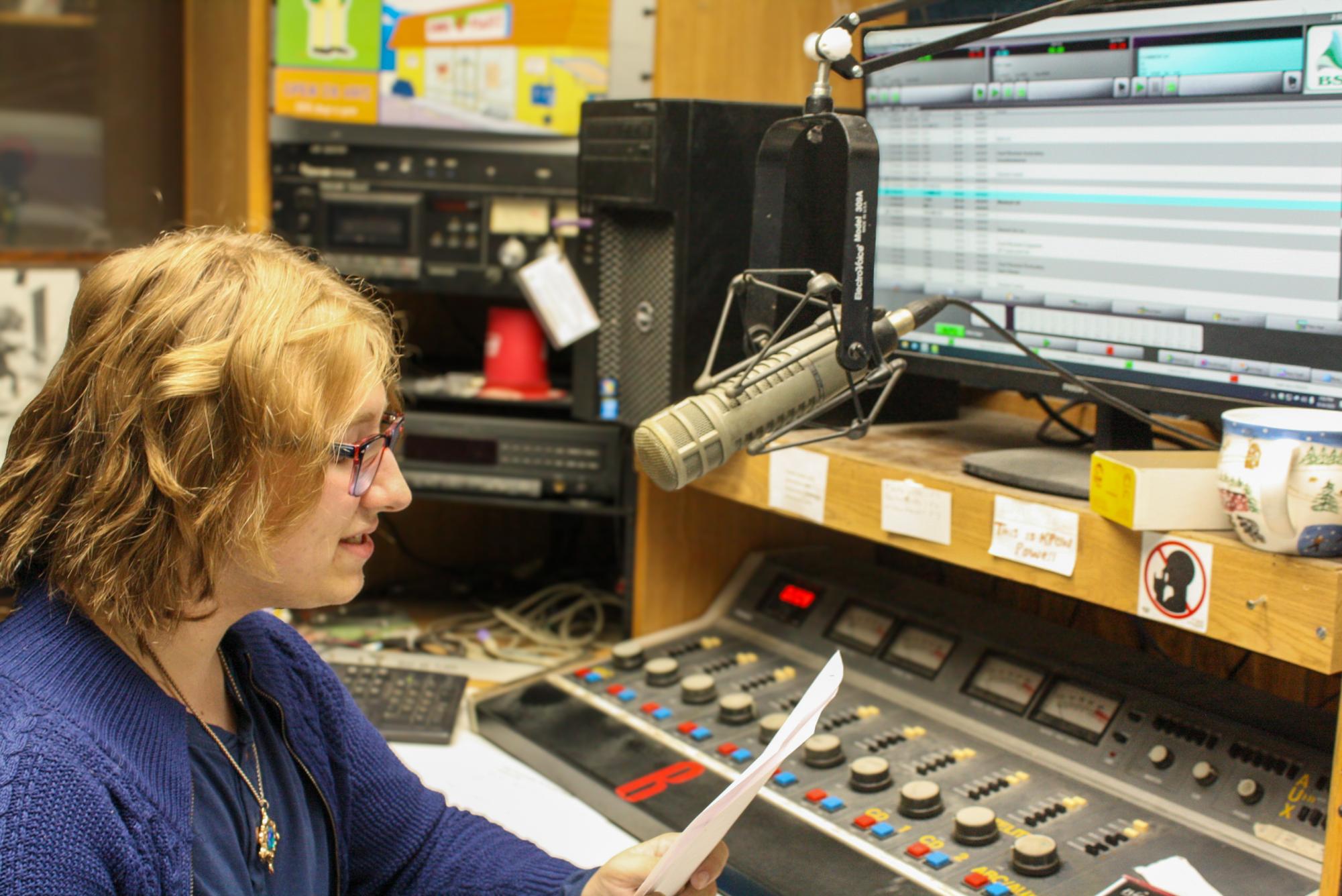 Levi Hawley hosts the Prowl's new Radio Show, the Panther Beat.