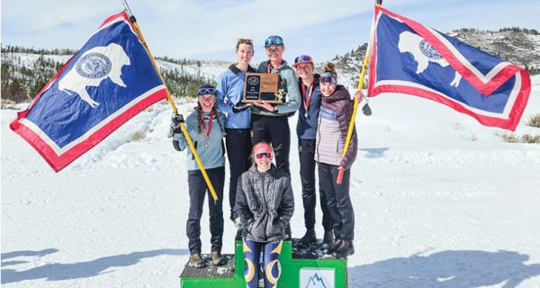  Merritt diversifies her range of activities by competing in Nordic skiing.